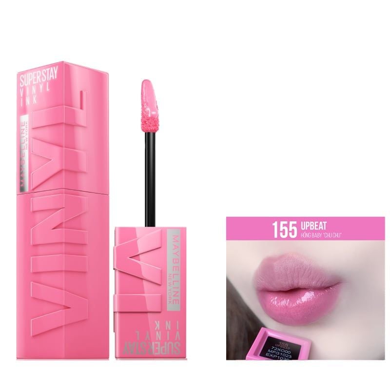 (BST SON "SỐT") Son Kem Bóng Bền Màu, Nhẹ Môi Maybelline New York Superstay Vinyl Ink 4.2ml