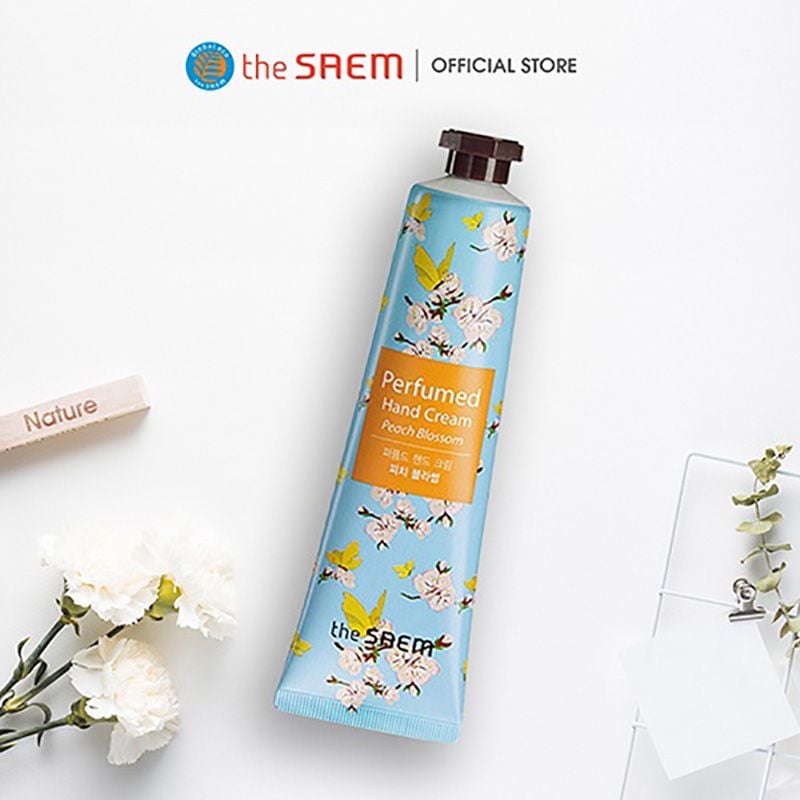 Kem Dưỡng Da Tay The Saem Dưỡng Ẩm Làm Mềm Mại, Đều Màu Da Perfumed Hand Cream 30ml