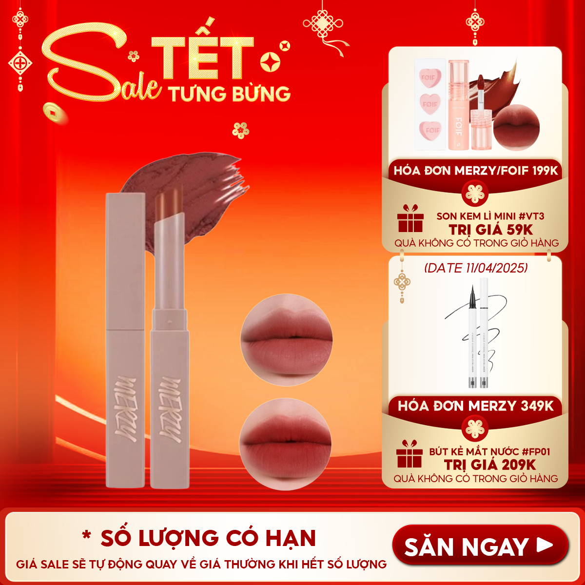 [Academia Collection] Son Thỏi Lì, Lên Màu Chuẩn, Mịn Mượt Nhẹ Môi Merzy Academia Cotton Lipstick 1.8g