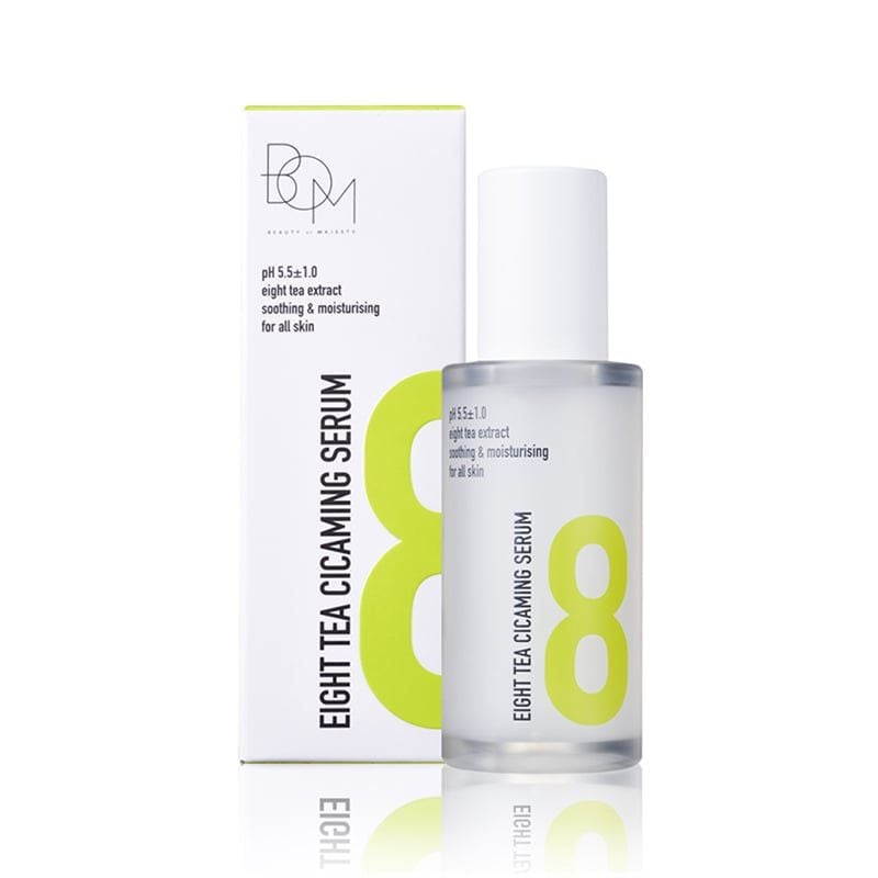 Serum B.O.M Tinh Chất Cấp Ẩm, Hỗ Trợ Phục Hồi Da Chuyên Sâu Chiết Xuất Rau Má Và Trà Eight Tea Cicaming Serum 38ml
