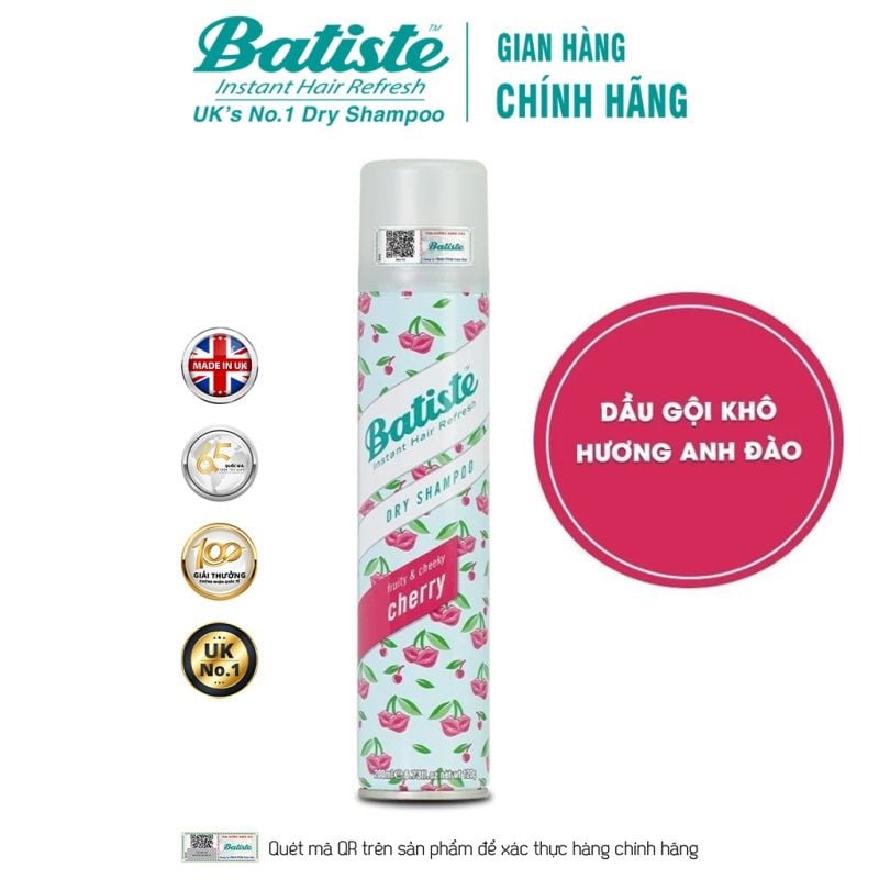 Batiste Dry Shampoo 200ml – THẾ GIỚI SKINFOOD