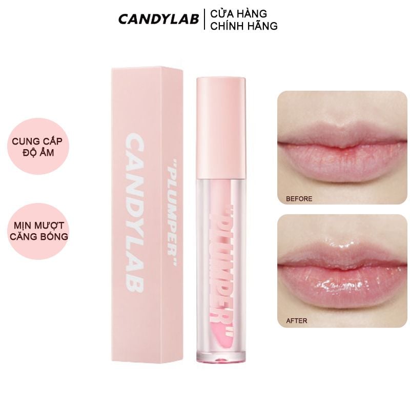 Dầu Dưỡng Môi CandyLab Cho Đôi Môi Mềm Mại Lip Oil Plumper 5ml