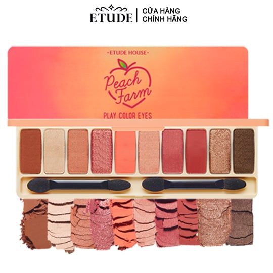 Bảng Phấn Mắt 10 Màu Etude Play Color Eyes - Peach Farm