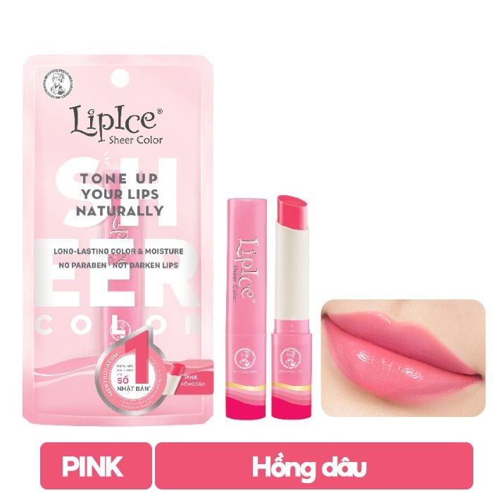 Son Dưỡng Môi LipIce Có Màu Sheer Color Pop 2.4g #Hồng Pink