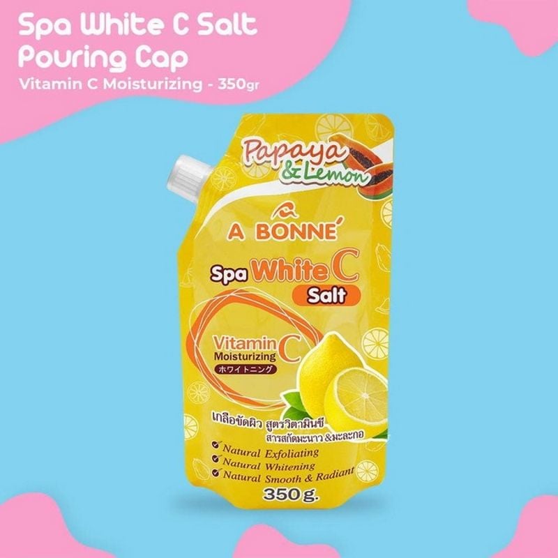 [Túi 350g] Muối Tắm Tẩy Tế Bào Chết Cơ Thể A Bonne Làm Sáng Da, Dưỡng Da Mịn Màng Spa Salt