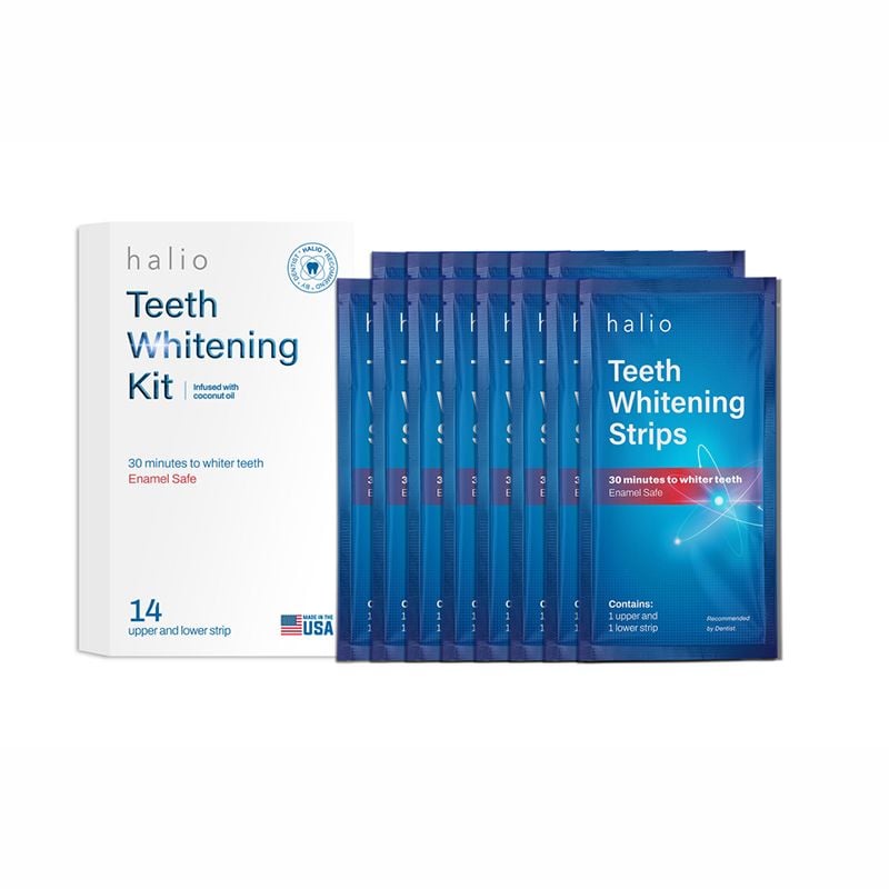 Miếng Dán Trắng Răng An Toàn Ít Ê Buốt Halio Teeth Whitening