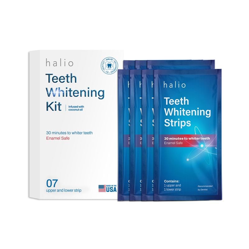 Miếng Dán Trắng Răng An Toàn Ít Ê Buốt Halio Teeth Whitening