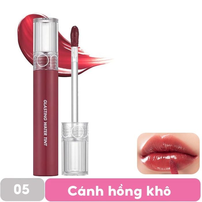 [Màu 1-17] Son Tint Nước Siêu Lì, Lâu Trôi Romand Glasting Water Tint 4g