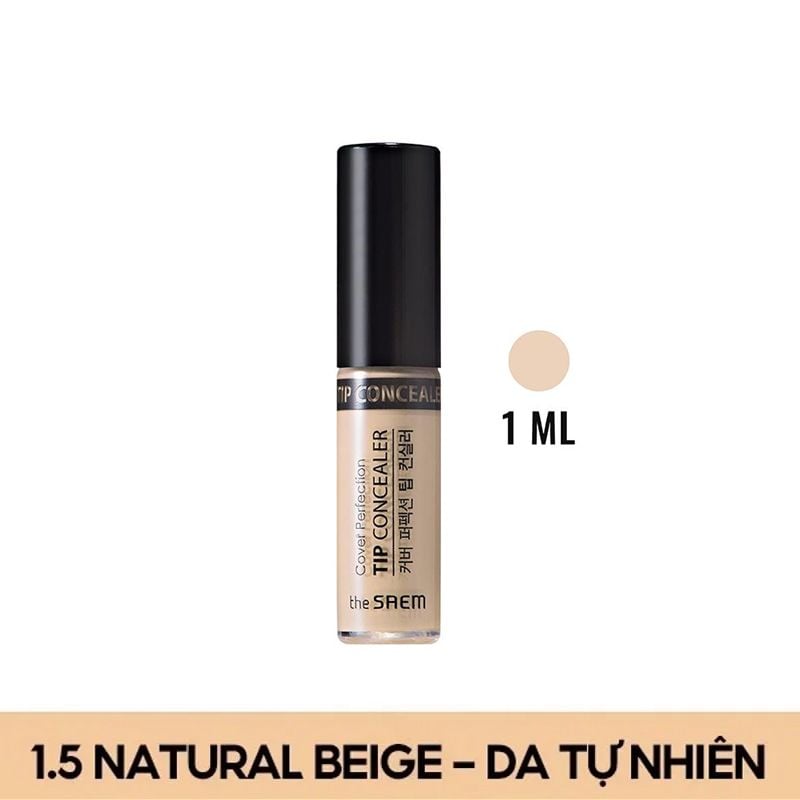 Kem Che Khuyết Điểm Có Chống Nắng Hàn Quốc The Saem Cover Perfection Tip Concealer SPF28/PA++