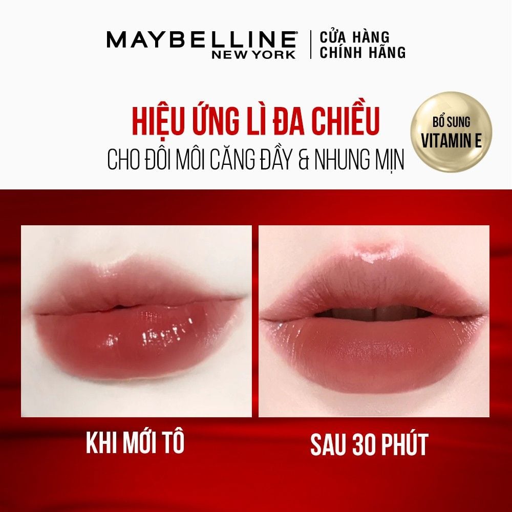 Son Kem Mịn Lì Như Nhung, Tạo Hiệu Ứng Đa Chiều Maybelline Cushion Mattes New York 6.4ml