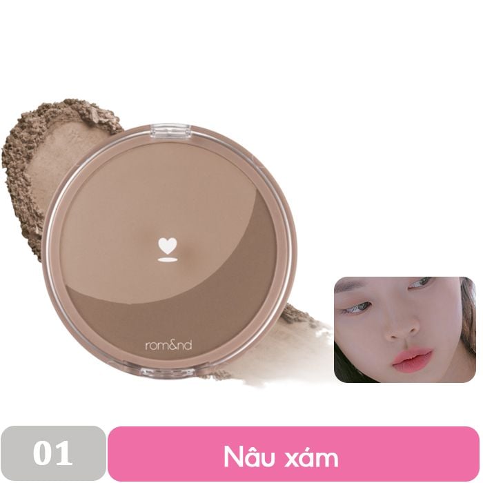 Phấn Tạo Khối Hai Màu Romand Better Than Shape 9.5g