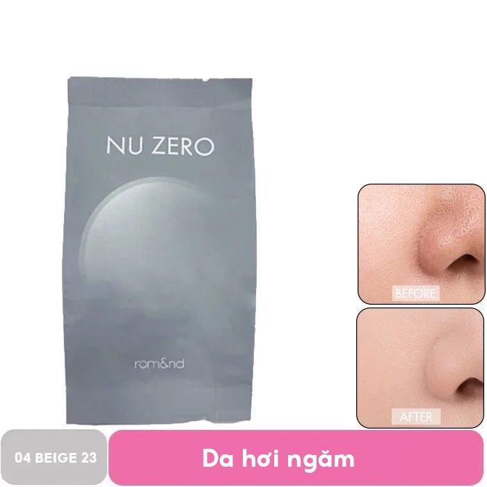 Phấn Nước Che Phủ Hoàn Hảo, Mỏng Nhẹ Tự Nhiên Romand NU Zero Cushion SPF24/PA++ 15g