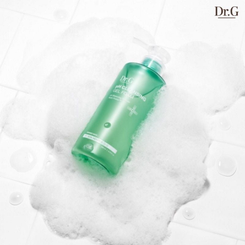 Sữa Rửa Mặt Dr.G Dạng Gel Tạo Bọt Dịu Nhẹ, Làm Sạch Sâu, Cấp Ẩm, Cho Da Nhạy Cảm pH Cleansing Gel Foam 200ml
