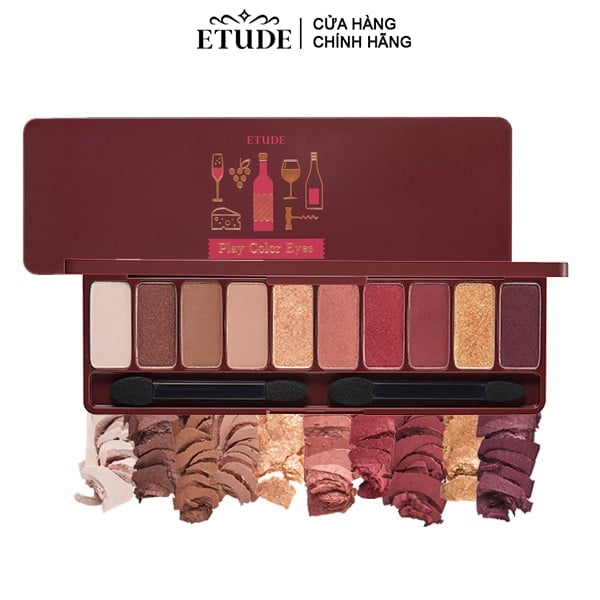 Bảng Phấn Mắt 10 Màu Etude Play Color Eyes - Wine Party