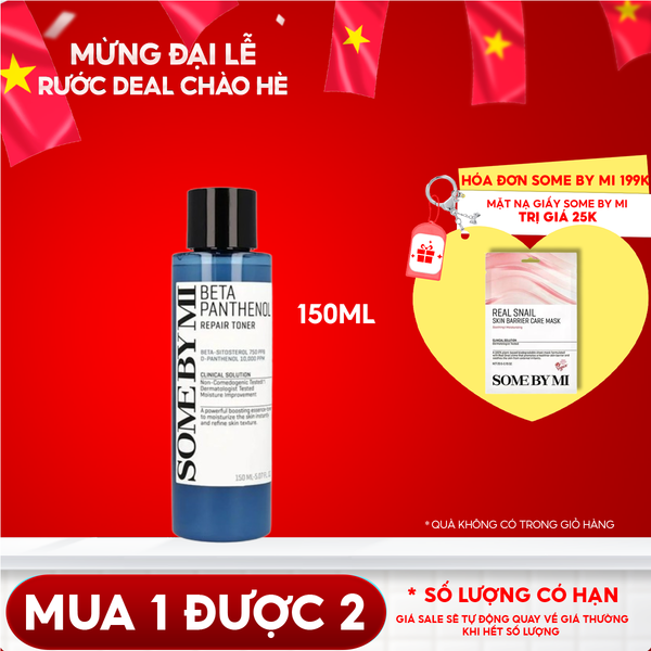 Nước Hoa Hồng Cân Bằng, Cấp Ẩm, Làm Dịu Da Some By Mi Beta Panthenol Repair Toner 150ml