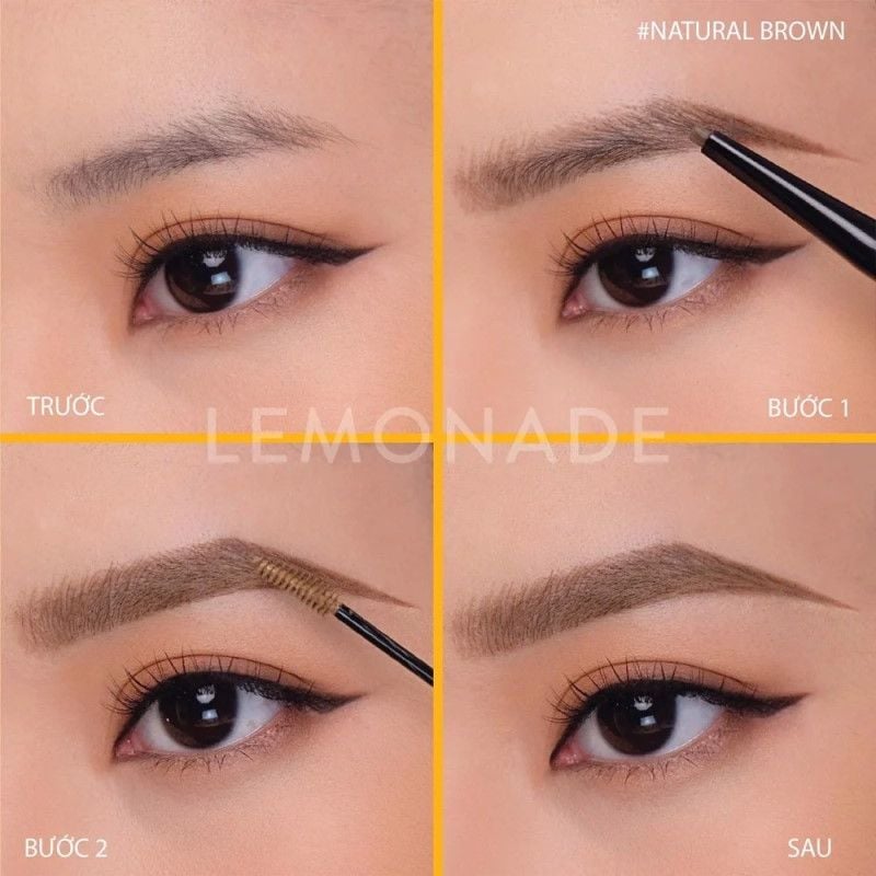 Chì Kẻ Mày Hai Đầu Tiện Lợi Cho Lông Mày Hoàn Hảo Lemonade Want It Got It Dual Eyebrow