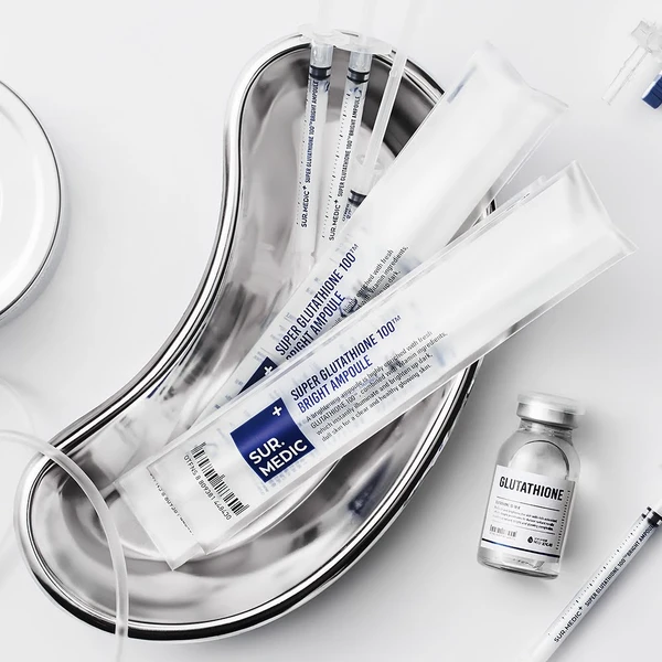 Tinh Chất Sur.Medic+ Hỗ Trợ Dưỡng Sáng Da Super Glutathione 100TM Bright Ampoule