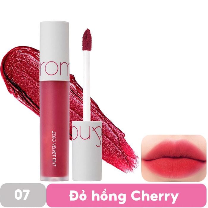 [MÀU 1-30] Son Kem Lì Cực Nhẹ Môi Romand Zero Velvet Tint 5.5g