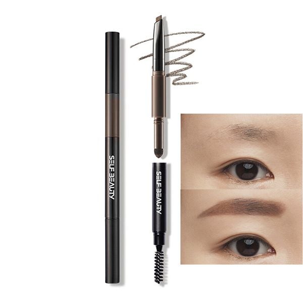 Chì Kẻ Mày 3 Trong 1 Tiện Lợi Cho Đôi Chân Mày Hoàn Hảo Self Beauty Glam Up 3 In 1 Eyebrow #03