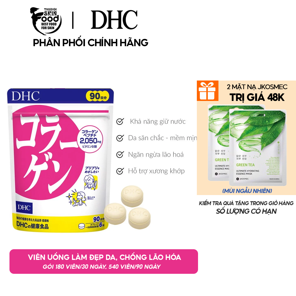 Viên Uống Làm Đẹp Da, Ngăn Ngừa Lão Hóa DHC Collagen