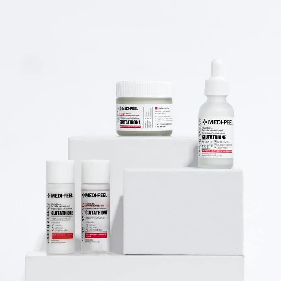 [4 Items] Bộ Sản Phẩm Medi-Peel Dưỡng Trắng, Cấp Ẩm Bio-Intense Glutathione 600 Multi Care Kit
