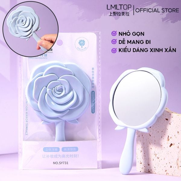  [NHẬP KHẨU] Gương Trang Điểm Cầm Tay LMLTOP Xinh Xắn 