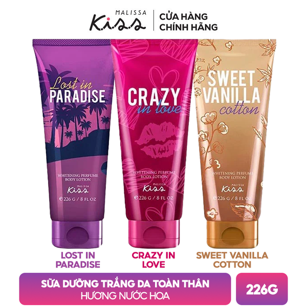  Sữa Dưỡng Toàn Thân Kiss My Body Hỗ Trợ Trắng Da Hương Nước Hoa Bright & Shine Perfume Lotion - Angel 226g 