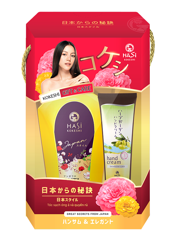 [2 Items] Bộ Dầu Gội Sạch Gàu & Kem Dưỡng Ẩm Da Tay Và Móng HASI Anti Dandruff Shampoo 450g + Hand Nail Cream #Intensive Care 80g