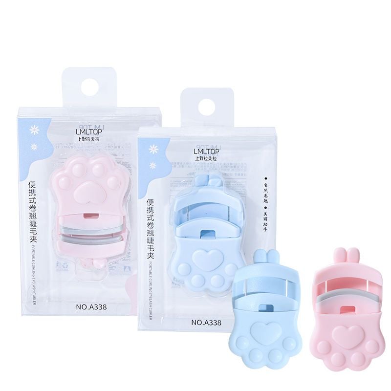 [NHẬP KHẨU] Kẹp Bấm Mi Nhựa Làm Cong Mi LMLTOP Cat’s Paw-Portable Eyelash Curler A338 (Màu Ngẫu Nhiên)