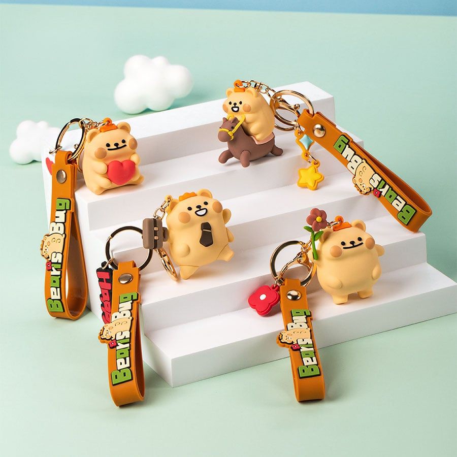 Móc Khóa BearisBug 3D Keychain