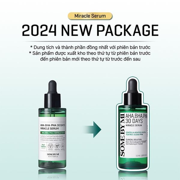 Serum Some By Mi Cải Thiện Da Mụn AHA-BHA-PHA 30 Days Miracle Serum 