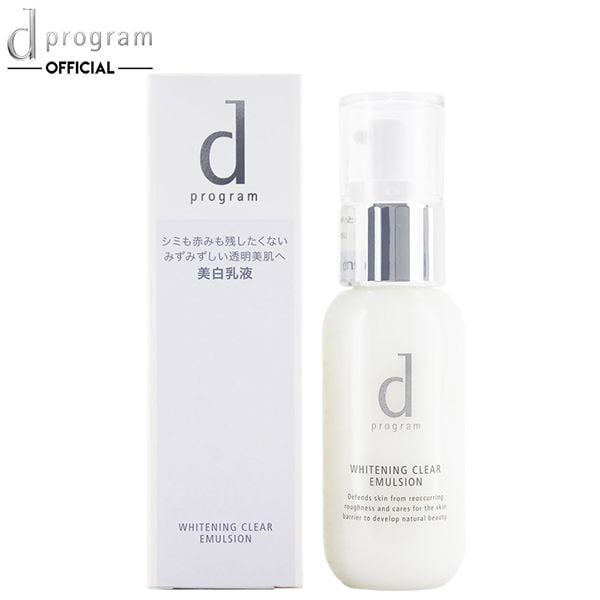 Sữa Dưỡng Trắng Da D Program Whitening Clear Emulsion 100ml