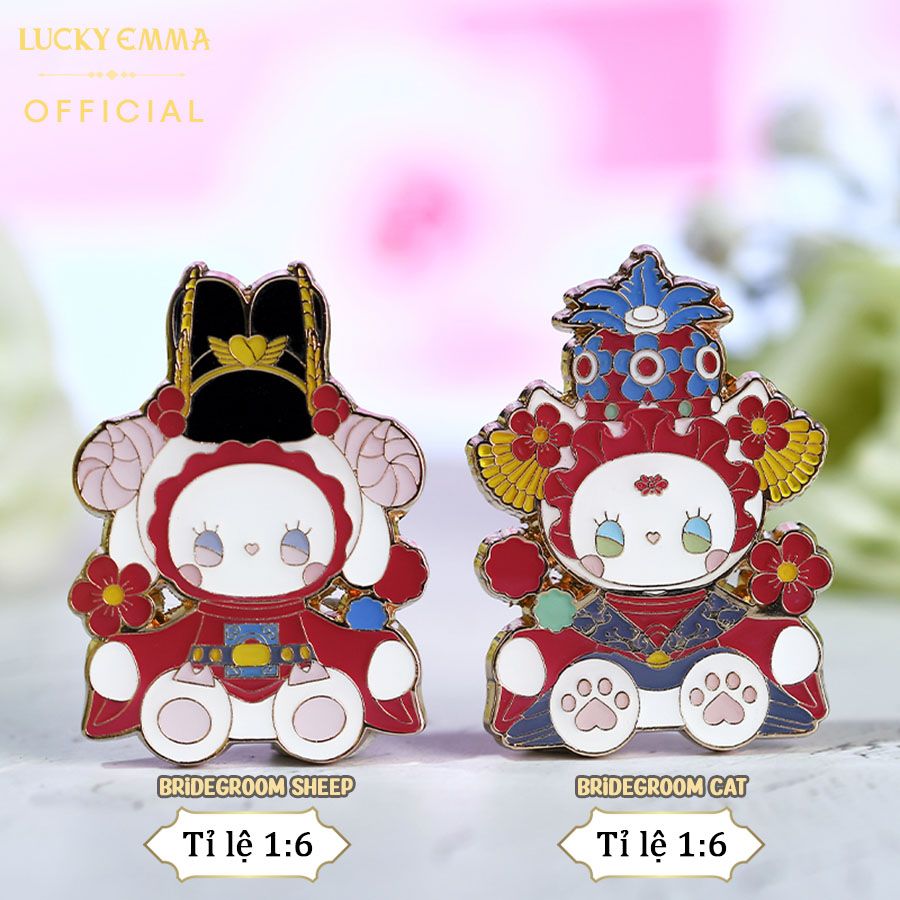 Huy Hiệu, Ghim Cài Áo Lucky Emma Wedding - YSJ-0010