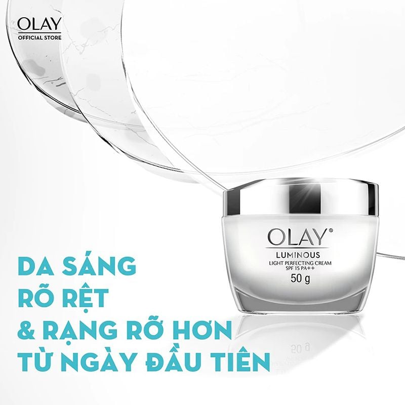 Kem Dưỡng Sáng Da Ngày & Đêm Olay Luminous Light Perfecting Cream 50g