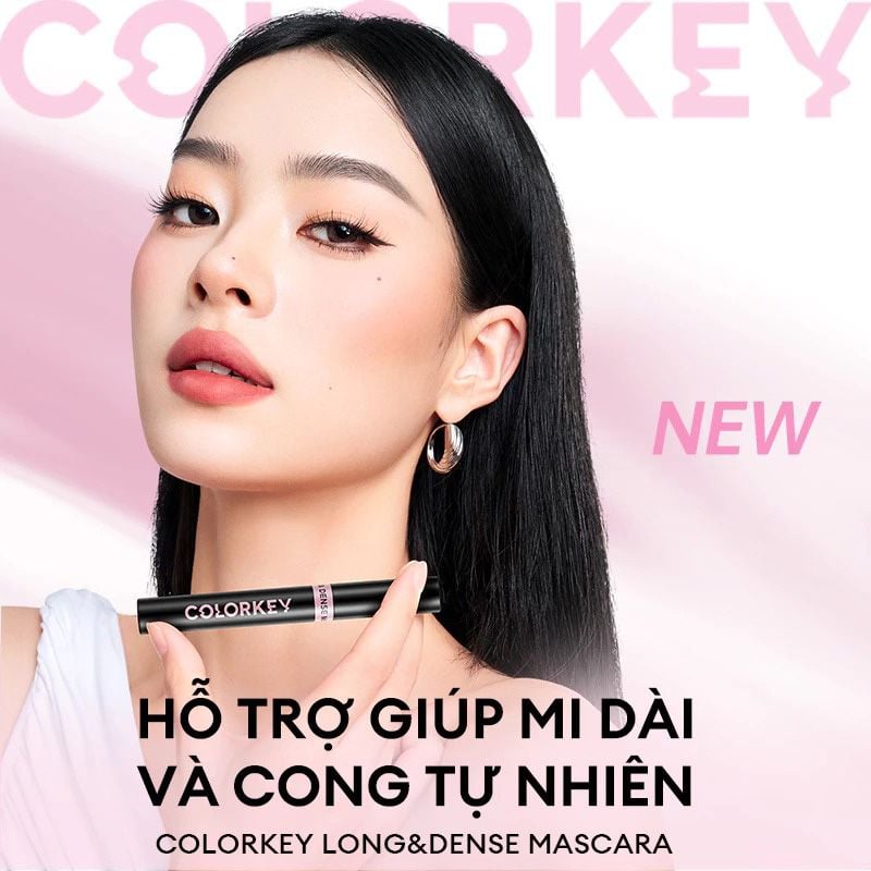 Mascara Giúp Mi Dài & Cong Tự Nhiên Colorkey Mascara