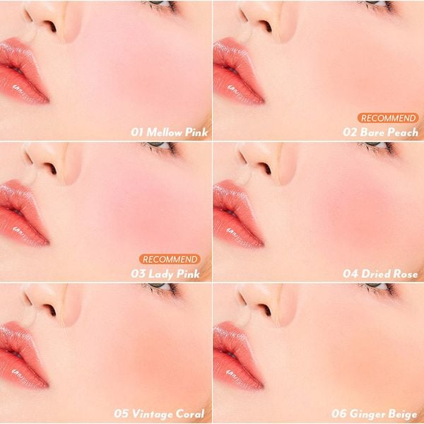  Phấn Má Hồng I'm Meme Dạng Nén Siêu Xinh My Custom Blush 6g 