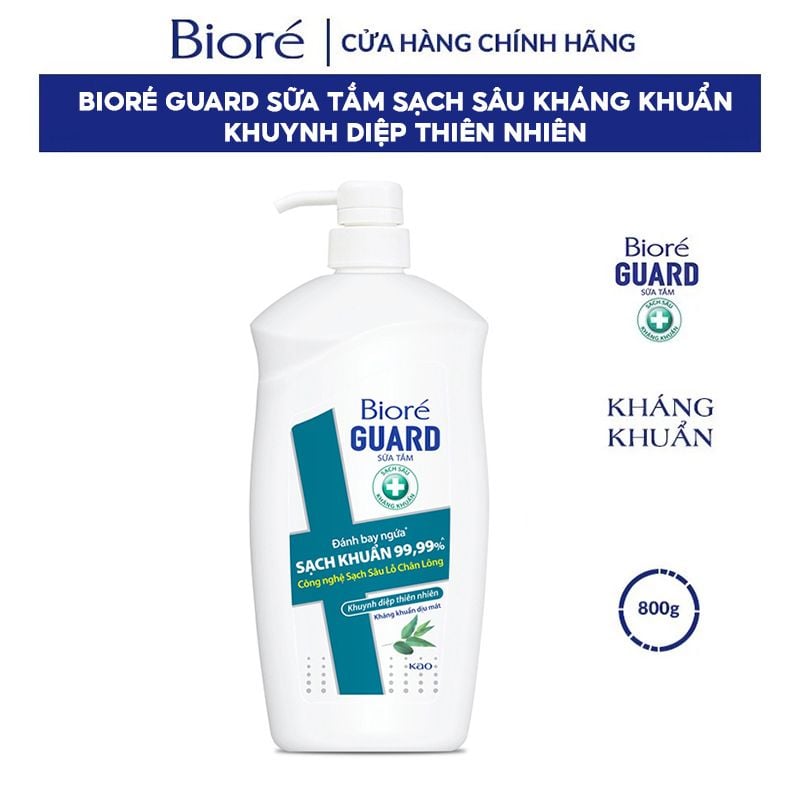 Sữa Tắm Sạch Sâu Kháng Khuẩn Bioré Guard