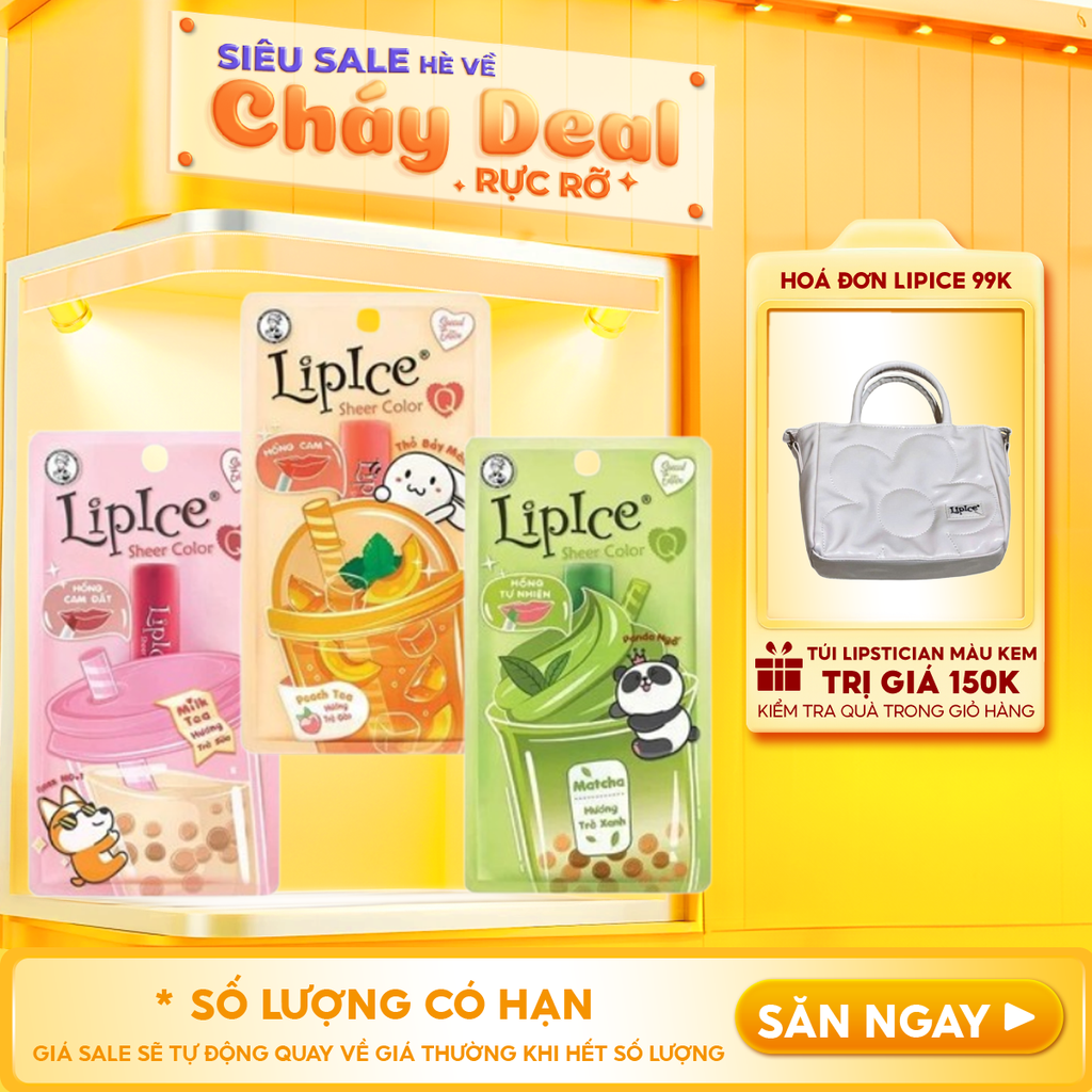 Son Dưỡng Môi LipIce Mềm Mại Môi Sheer Color Q 2.4g