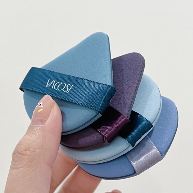 Set 2 Bông Phấn Cushion 2 Mặt Vacosi