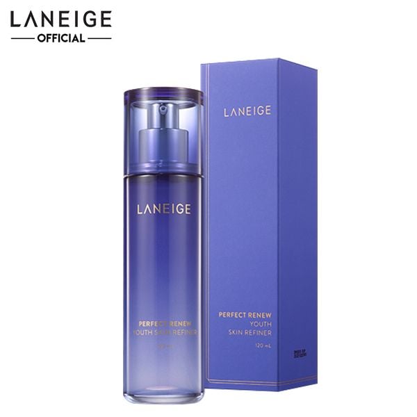 Nước Hoa Hồng Laneige Giúp Da Mềm Mịn, Săn Chắc Perfect Renew Youth Skin Refiner 120ml