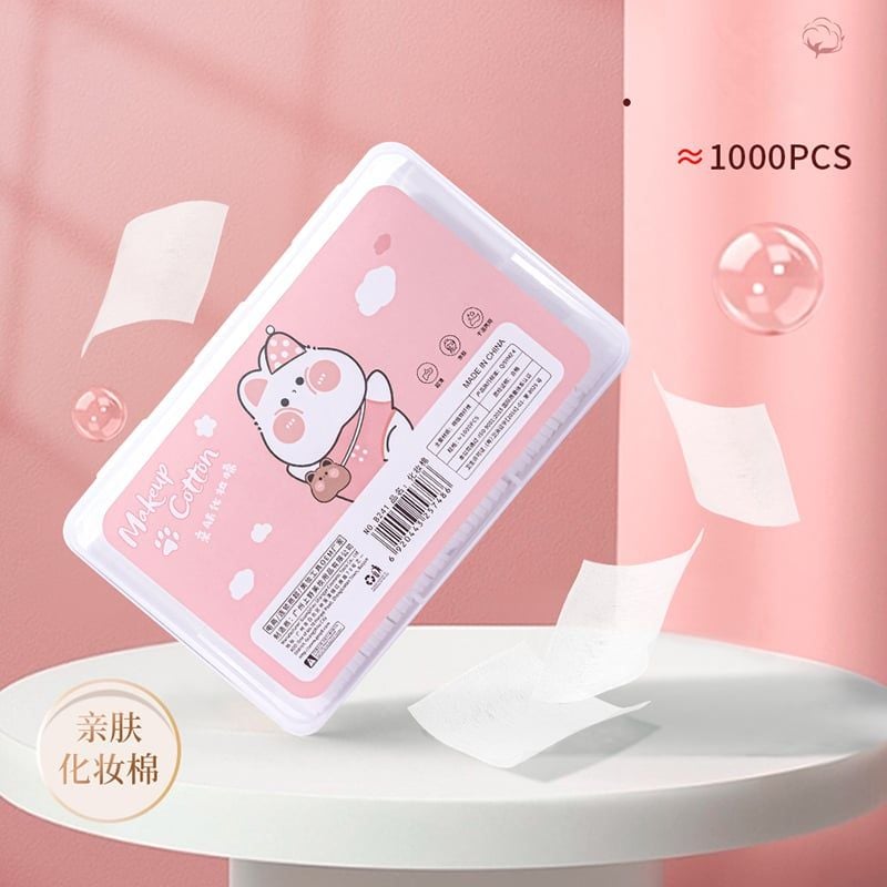 [NHẬP KHẨU] Bông Tẩy Trang LMLTOP Makeup Cotton 3 Lớp Dày Dặn Làm Sạch Da