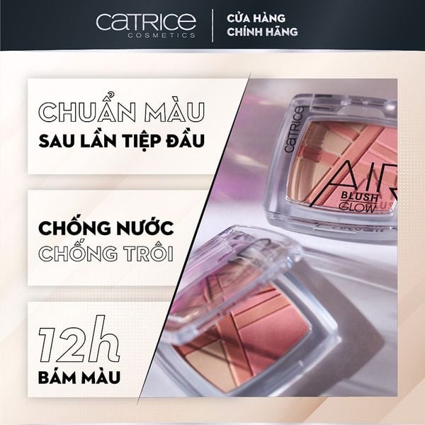  Phấn Má Hồng Catrice Mịn Lì, Lên Màu Chuẩn AirBlush 5.5g 