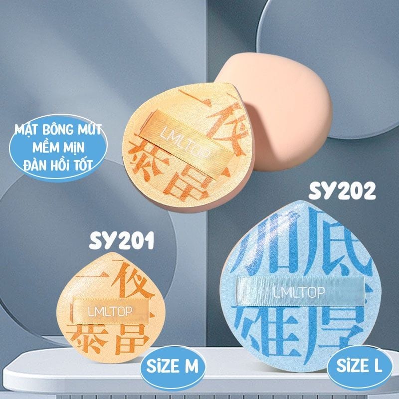 [NHẬP KHẨU] Set Bông Mút Tán Kem Nền, Phấn Nước Tiện Lợi LMLTOP (Mẫu Và Màu Ngẫu Nhiên)