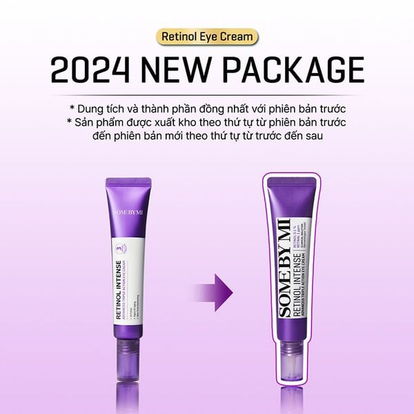  Kem Dưỡng Mắt Some By Mi Cải Thiện Quầng Thâm, Hỗ Trợ Dưỡng Sáng Da Retinol Intense Advanced Triple Action Eye Cream 30ml 