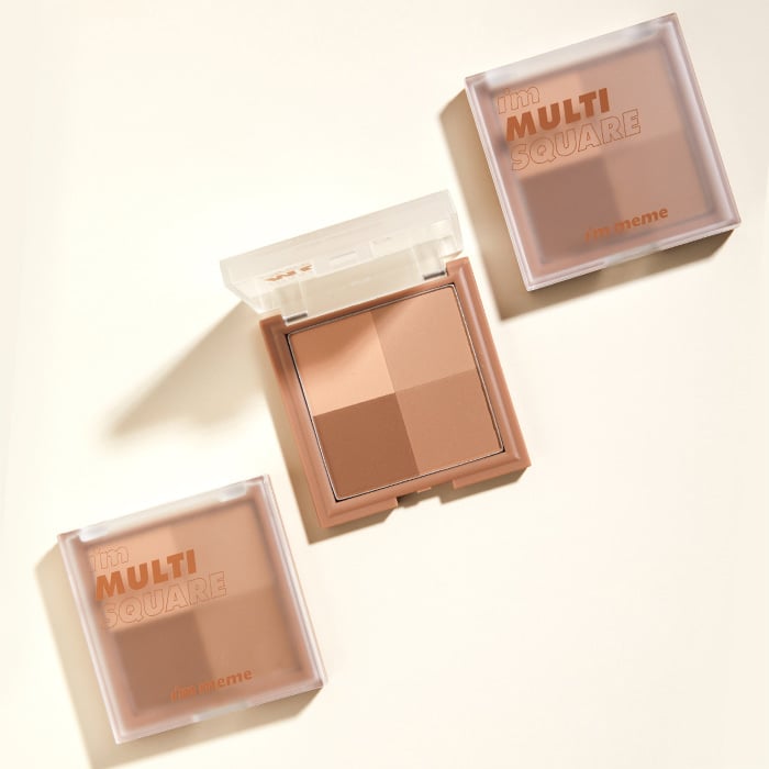 Phấn Tạo Khối Và Highlight Đa Công Dụng I'm Meme I'm Multi Square - 001 All About Contouring