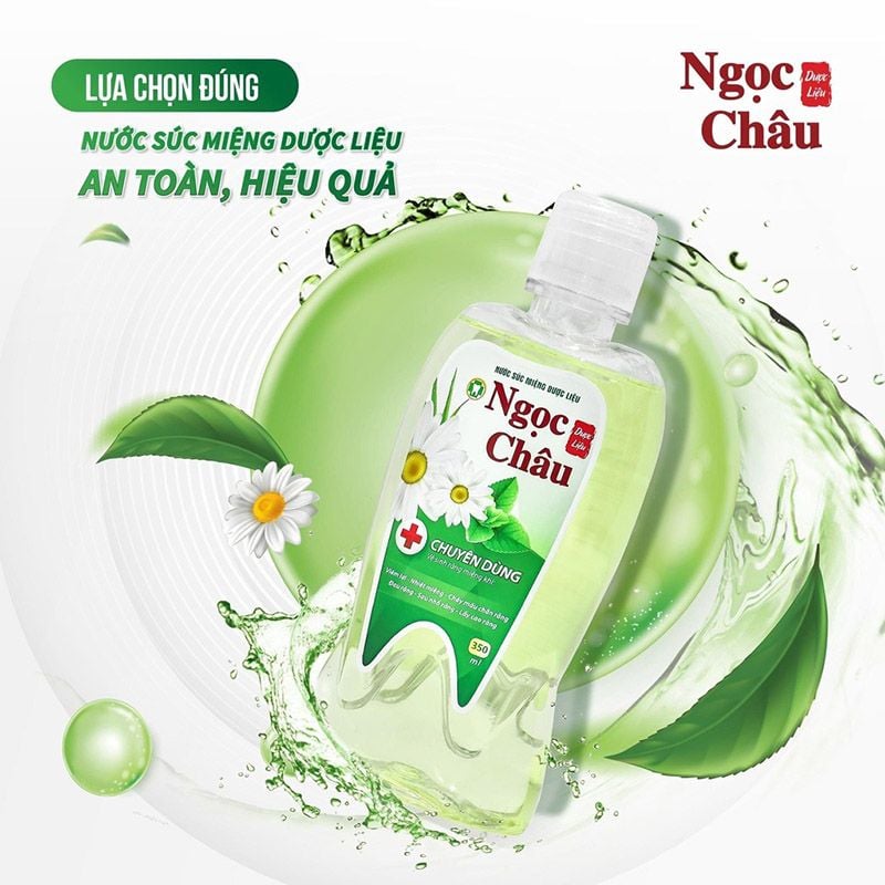 Nước Súc Miệng Dược Liệu Ngọc Châu Chuyên Dụng 125ml