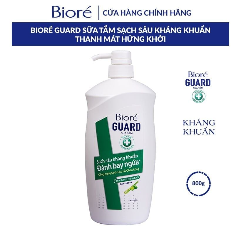 Sữa Tắm Sạch Sâu Kháng Khuẩn Bioré Guard