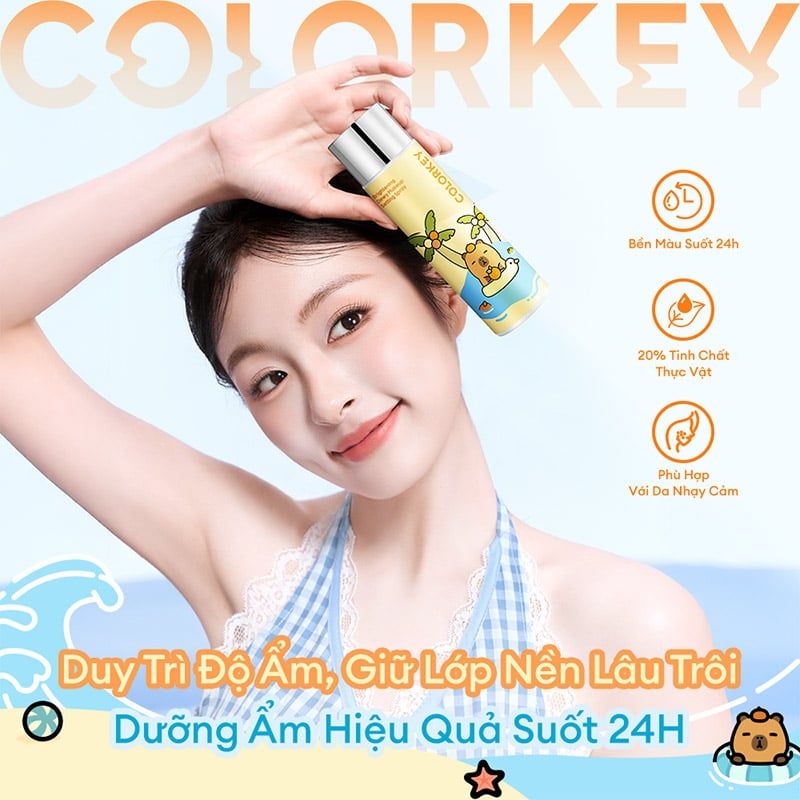 Xịt Khóa Makeup Colorkey Lâu Trôi Spray 100ml