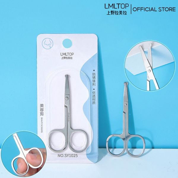  [NHẬP KHẨU] Kéo Cắt Tỉa Lông Mũi Đầu Tròn LMLTOP - NO.SY1025 