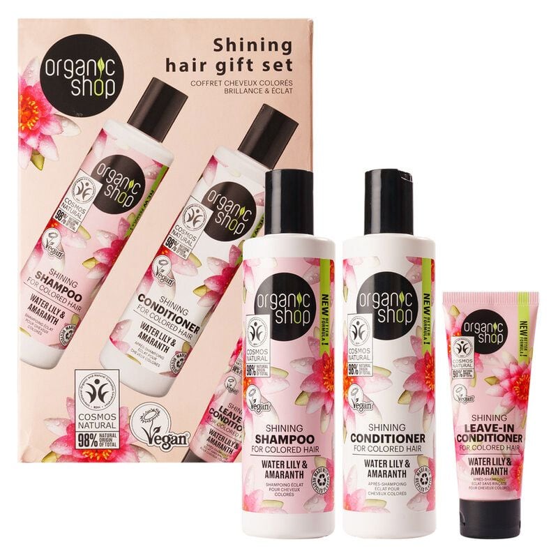Bộ Sản Phẩm Chăm Sóc Tóc Gội Xả & Tẩy Tế Bào Chết Da Đầu Organic Shop Ngăn Rụng Tóc, Phục Hồi Hư Tổn, Dưỡng Ẩm
